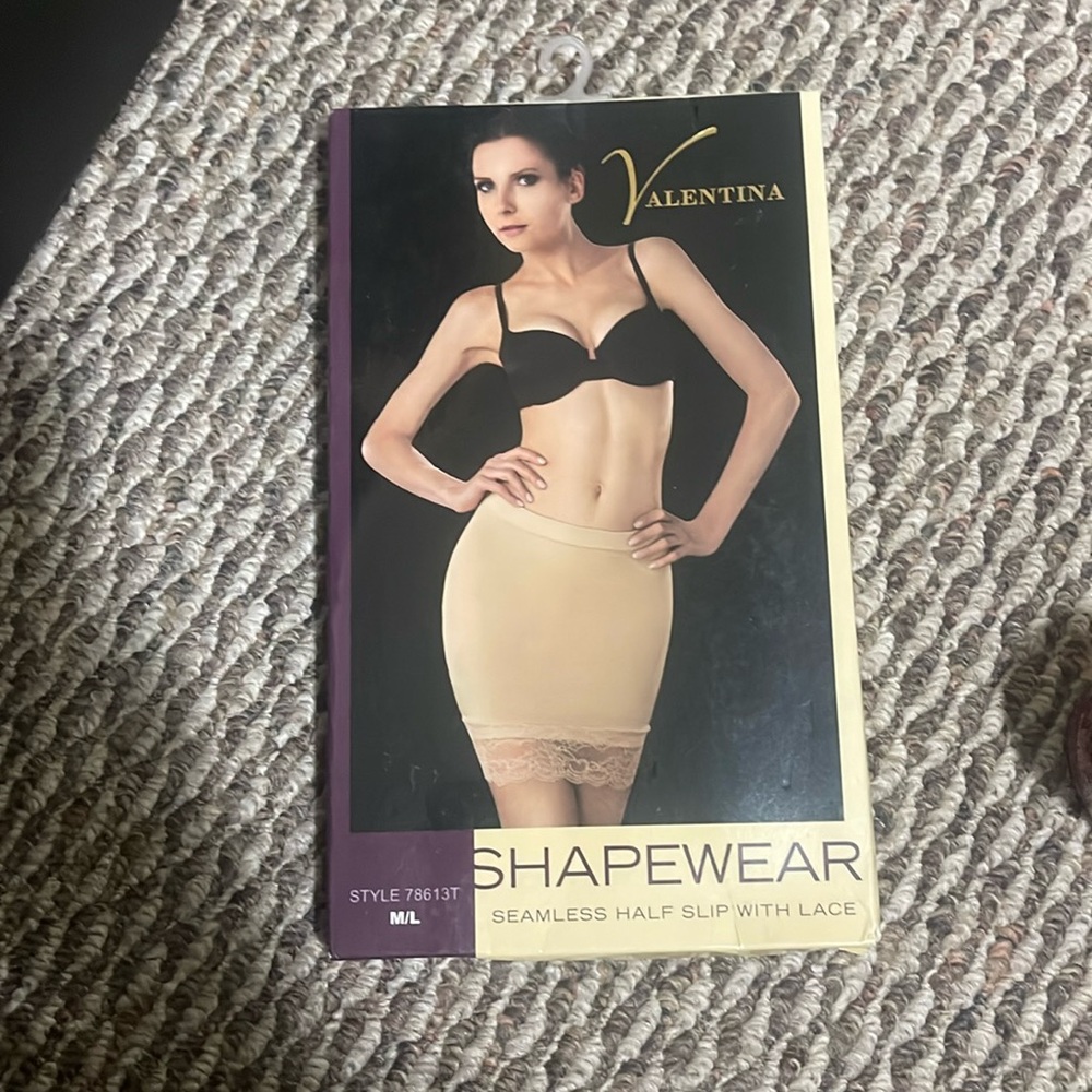 Valentina shapewear seamless half lace bottom
